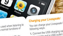 LiveSpeakr Instruction Foldout
